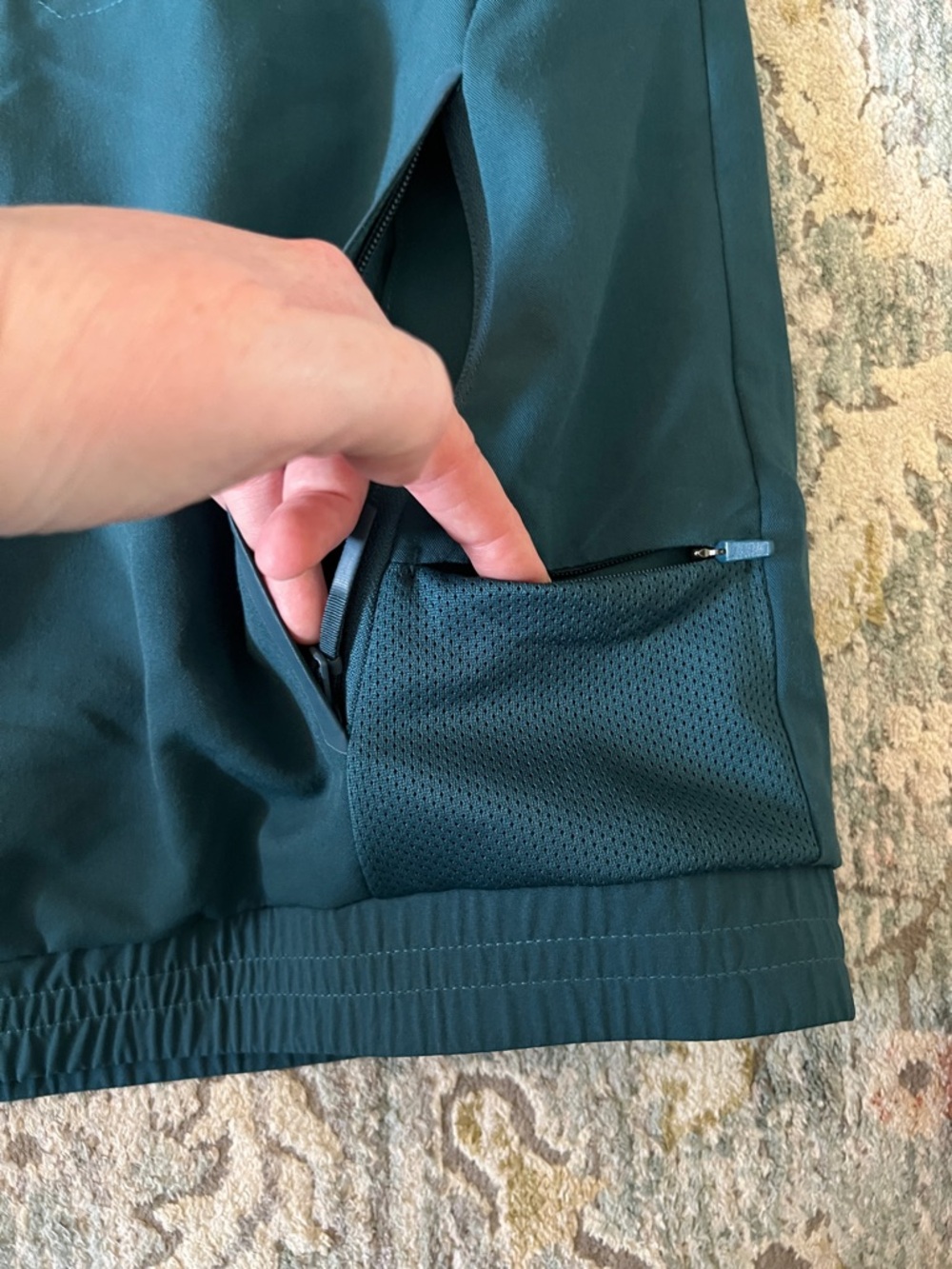 Figs Men's Teal Technical Collection Bomber Jacket - Picture 4 of 9